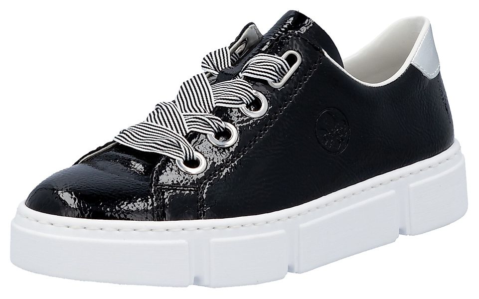 Rieker Sneaker mit trendigen Schnürsenkeln, Freizeitschuh, günstig online kaufen