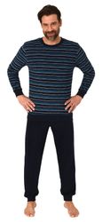 Normann Pyjama Herren Frottee Schlafanzug lang, günstig online kaufen