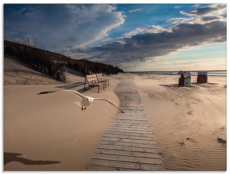 Artland Glasbild »Strandimpressionen« Strand 1 Stk. tlg. in verschiedenen G günstig online kaufen