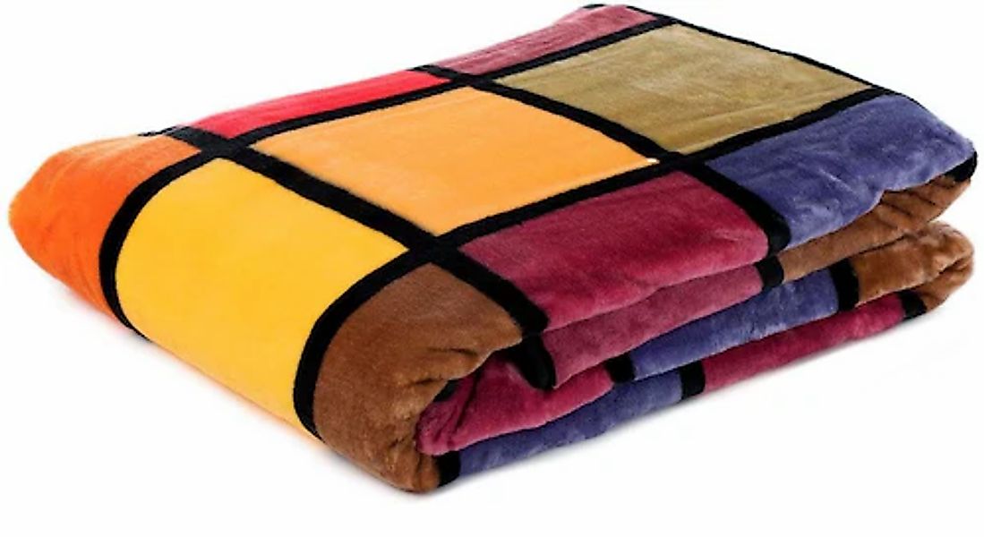 Wohndecke Antigua Cashmere Feeling Karo Kuscheldecke, günstig online kaufen