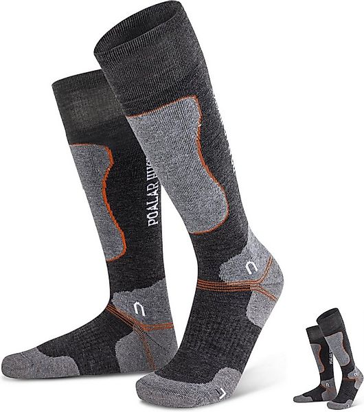 Polar Husky Skisocken 2 Paar Kniestrümpfe (2 Paar) schnelltrocknend günstig online kaufen