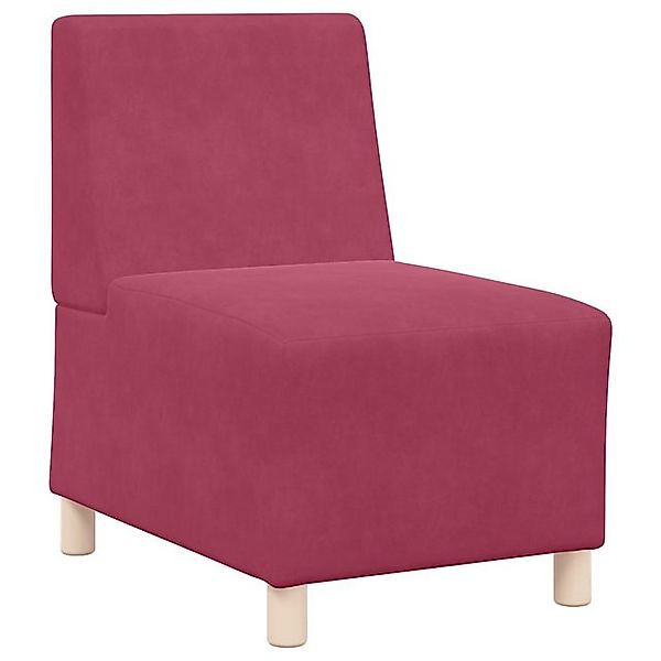 vidaXL Sofa Sessel Weinrot 55 cm Samt günstig online kaufen