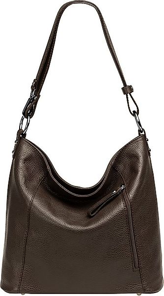 Caspar Schultertasche 2-in-1 Leder Umhängetasche Damen Tasche -PREMIUM LINE günstig online kaufen