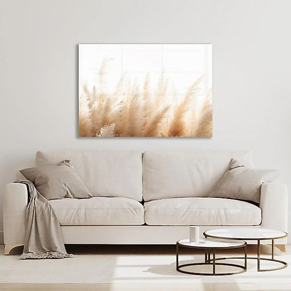 queence Leinwandbild »Grasses« Blumenbilder   Blätter   Blätterbilder 1 Stk günstig online kaufen