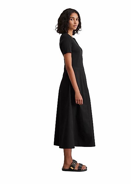 Marc OPolo Maxikleid, geripptes Oberteil, Reißverschluss an der Seite, naht günstig online kaufen