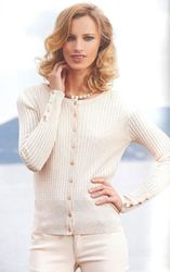 Passioni Cardigan Twinset mit Zopfmuster günstig online kaufen