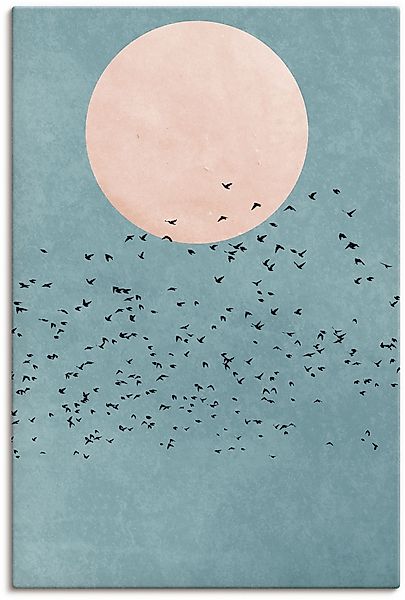 Artland Leinwandbild "Wegfliegen", Himmelsbilder, (1 St.), auf Keilrahmen g günstig online kaufen