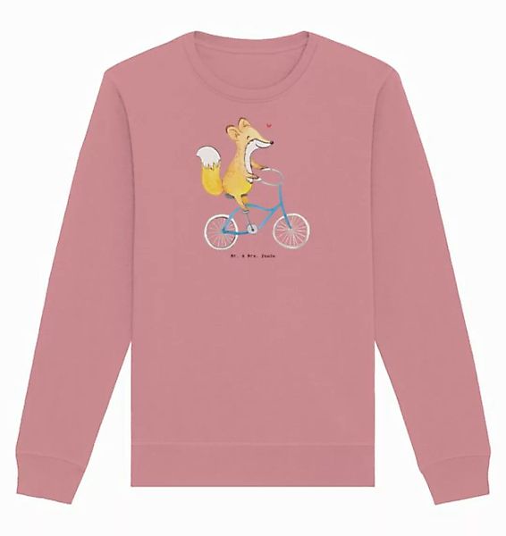 Mr. & Mrs. Panda Longpullover Fuchs Fahrrad fahren Größe L - Canyon Pink - günstig online kaufen