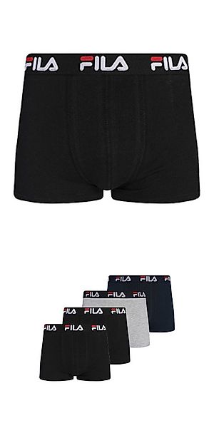 Fila Boxershorts (4er Pack) bequem, Baumwollmix, elastisch, weich, sportlic günstig online kaufen