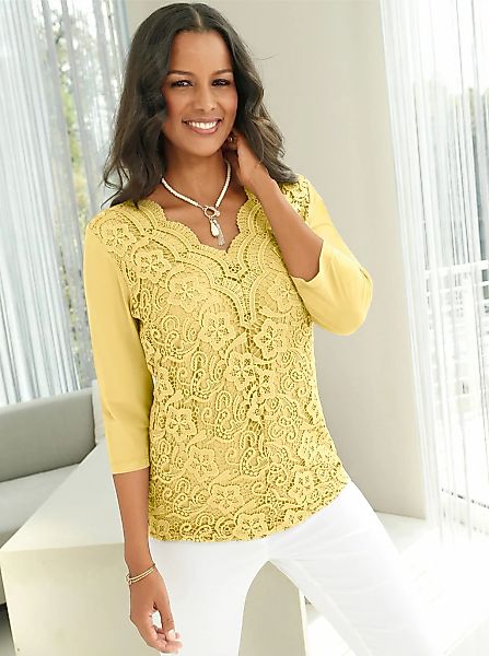 Lady Spitzenshirt "Shirt" 1 Stk. tlg. günstig online kaufen