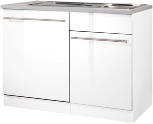 wiho Küchen Spülenschrank "Chicago" 110 cm breit, inkl. Tür/Sockel für Gesc günstig online kaufen