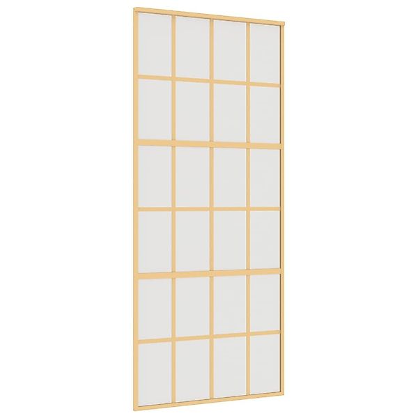 vidaXL Haustür Schiebetür Golden 90x205 cm günstig online kaufen