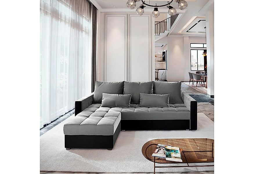 Masseno Ecksofa KOS PIK mit Schlaffunktion L-Form, Sofa mit Bettkasten günstig online kaufen