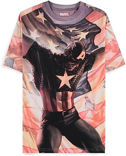 Captain America T-Shirt Captain America - Digital American AOP Men's Short günstig online kaufen