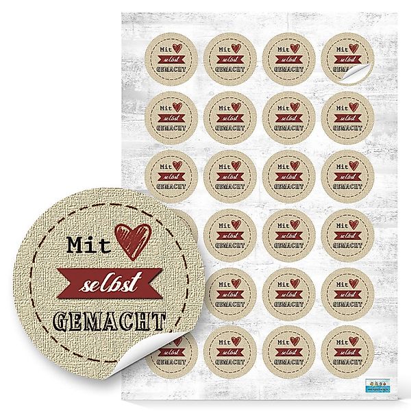 Logbuch-Verlag Dekofigur 24 Stück kleine runde günstig online kaufen