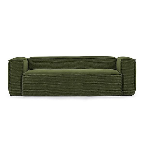 Natur24 Sofa Sofa Blok 2-Sitzer grün 210cm Couch Sitzgelegenheit günstig online kaufen