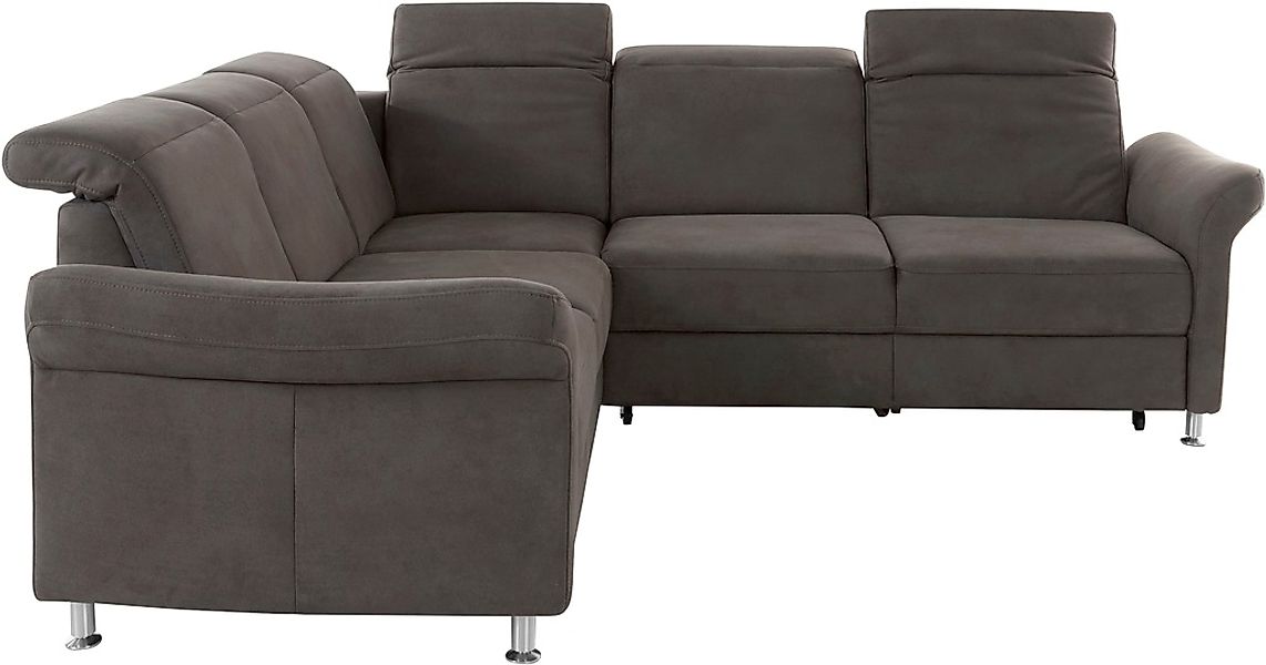 sit&more Ecksofa »Darwin L-Form« inklusive Federkern, wahlweise mit Kopftei günstig online kaufen