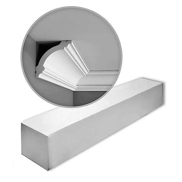 ORAC DECOR CB511N BASIXX Zierleisten 1 Karton Set 20 Stuckleisten 40 m Weiß günstig online kaufen