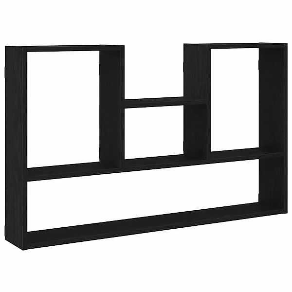 vidaXL Wandregal Schwarz Eichen-Optik 99x15x60 cm Holzwerkstoff 868066 günstig online kaufen