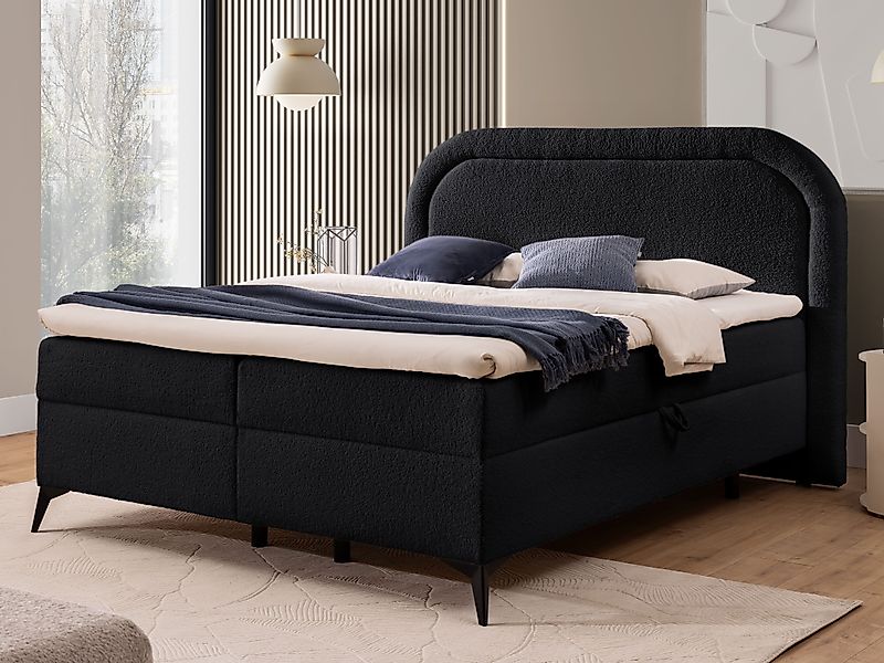 S-Style Möbel Boxspringbett Sonna mit Topper günstig online kaufen