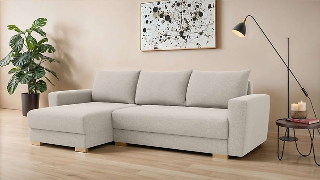 INOSIGN Ecksofa »MAGHERA universell Schlafsofa mit Bettkasten, Maße B/T/H: günstig online kaufen