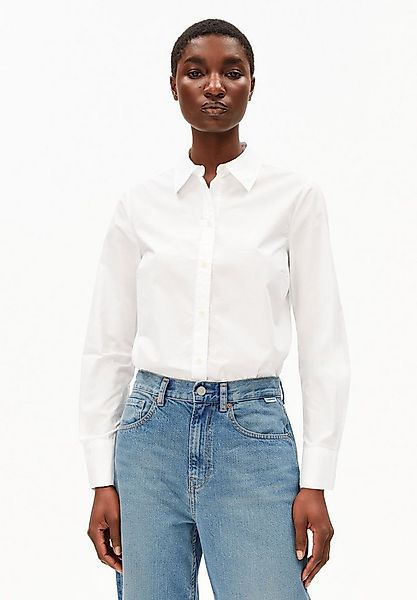 Armedangels Hemdbluse LOUILAA Bluse aus Bio-Baumwolle (1-tlg) Relaxed Fit günstig online kaufen