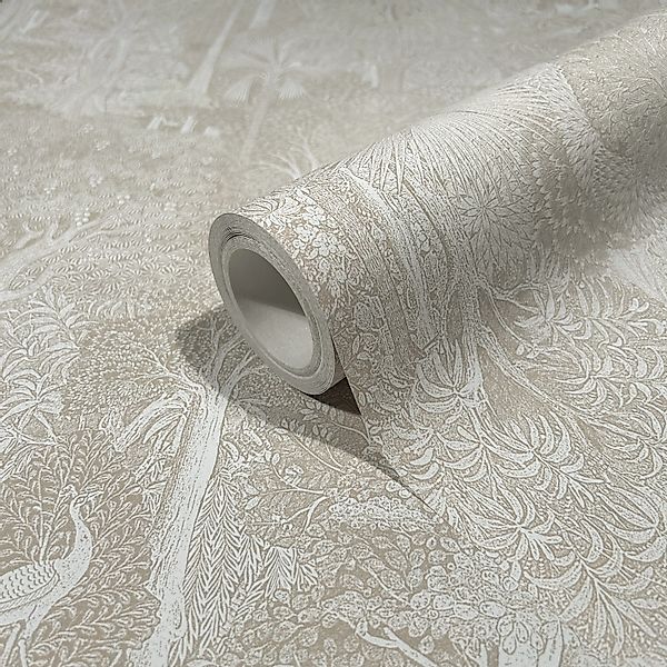 Marburg Vliestapete Künstlerischer Wald Floral Modern 10,05 m x 0,53 m Grün günstig online kaufen