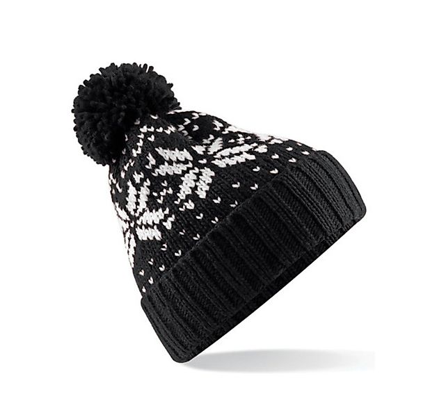 Beechfield® Bommelmütze Beechfield Fair Isle Snowstar Mütze günstig online kaufen