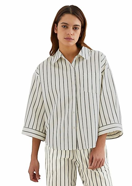 Marc OPolo Hemdbluse "Mix & Match Poplin", Hemdbluse mit extra breiten Ärme günstig online kaufen