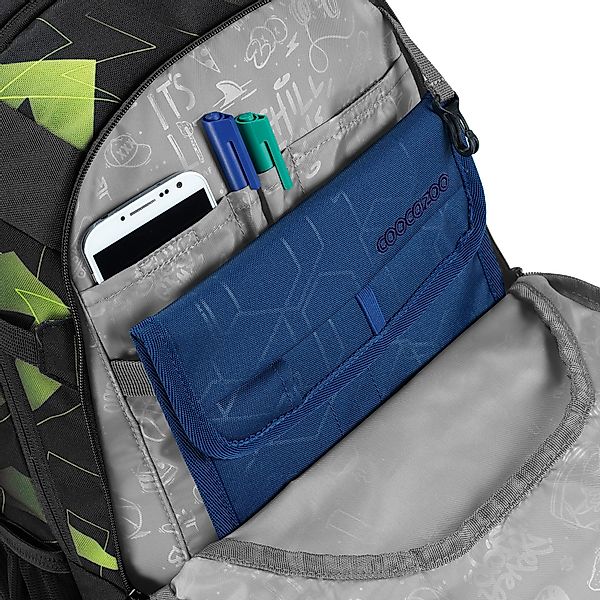 coocazoo Schulranzen Schulrucksack-Set MATE Lime Flash günstig online kaufen
