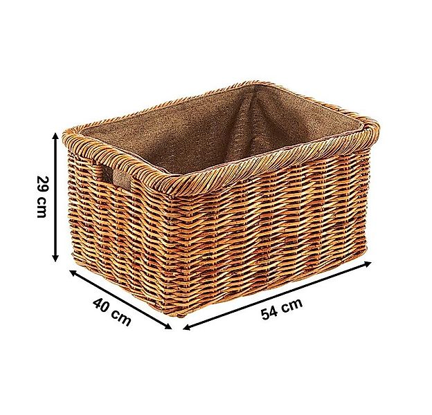 Kobolo Kaminholzkorb Holzkorb Rattan lacak mit günstig online kaufen