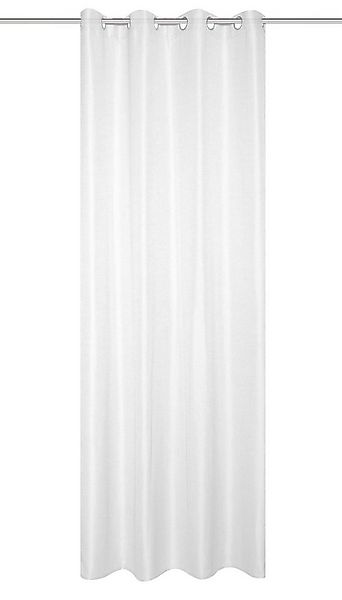 Home Basics Vorhang 800530 Ösen Fertigschal SOFTY halbtransparent, Leinenst günstig online kaufen