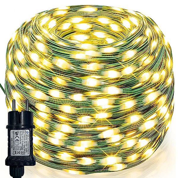 MUPOO Lichterkette LED Dekolicht Grüne Draht,10M/20M/30M/50M/100M günstig online kaufen