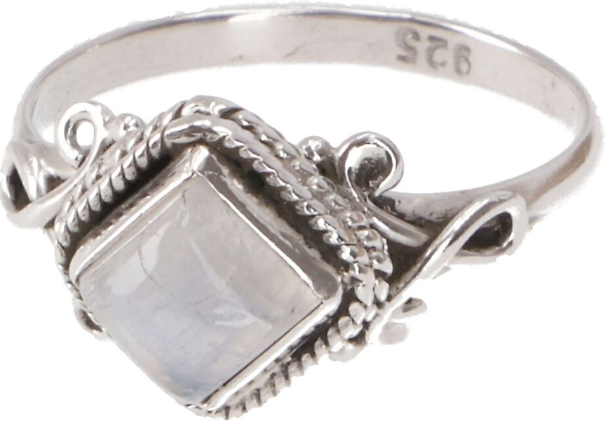Guru-Shop Silberring Boho Silberring, filigraner Edelsteinring günstig online kaufen