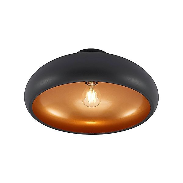 Lindby Deckenlampe Gerwina 9624474 Modern in Schwarz aus Metall 1-flammig E günstig online kaufen