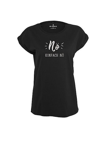 Be Famous Print-Shirt Classic Roll Up NOEINO (1-tlg., keine) günstig online kaufen