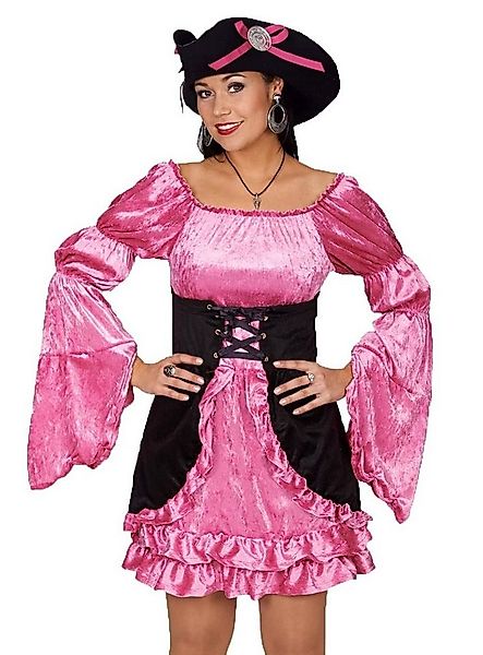 Metamorph Piraten-Kostüm Piratin in Pink Kostüm, Gerüschtes Piratenkleid mi günstig online kaufen