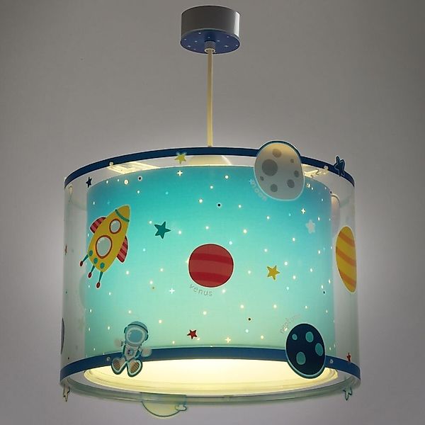 Kinder-Pendelleuchte Planets mit Motiv günstig online kaufen