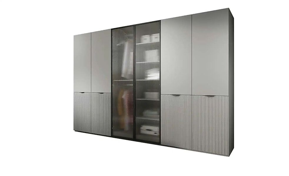 Drehtürenschrank 6 türig Sandbox ¦ grau ¦ Maße (cm): B: 303 H: 200 Schränke günstig online kaufen