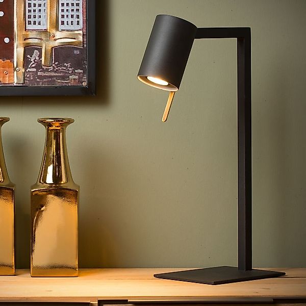 Schreibtischlampe Lesley, schwarz, Höhe 50 cm, Metall günstig online kaufen