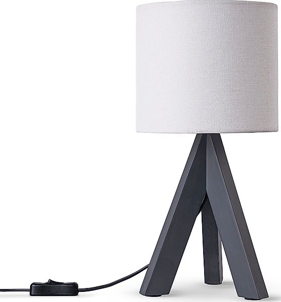 Paco Home Tischleuchte BAJO CANVAS UNI günstig online kaufen
