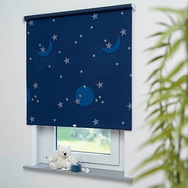 Springrollo Springrollo mit Dekor, lichtdurchlässig, Sternenhimmel, günstig online kaufen