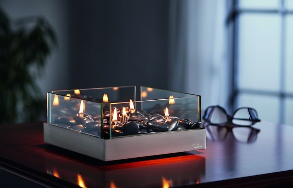 Fireplace quadratischer Tischkamin günstig online kaufen