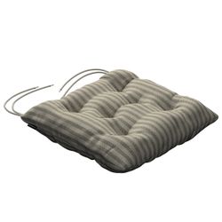 Stuhlkissen Thomas mit Bindeschnur, beige-braun, 38 x 38 x 8 cm, Outdoor Oa günstig online kaufen