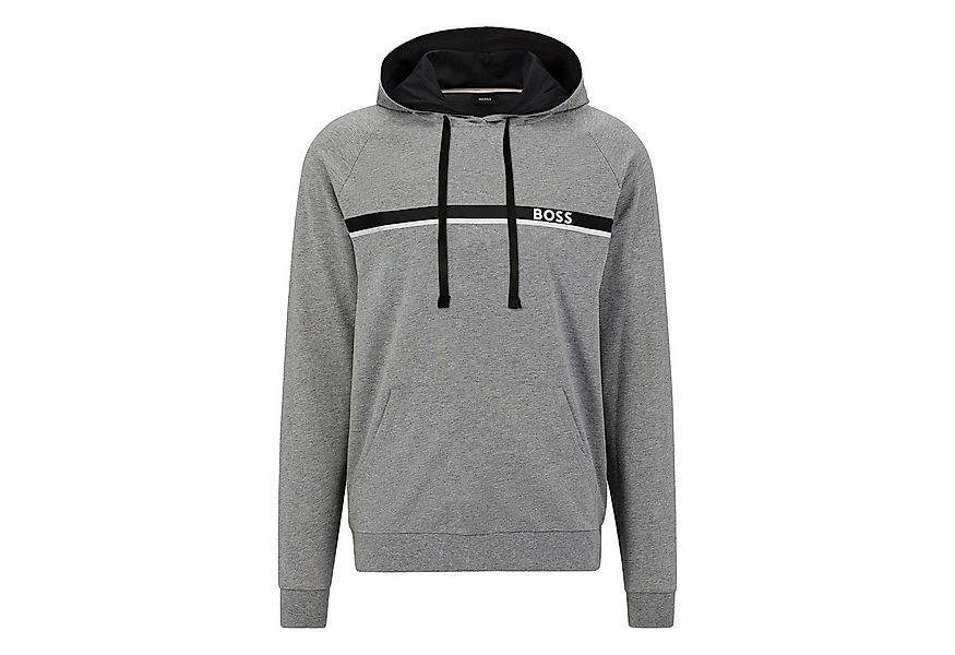 BOSS Kapuzensweatshirt Authentic Hoodie mit Streifen und Logo-Schriftzug günstig online kaufen