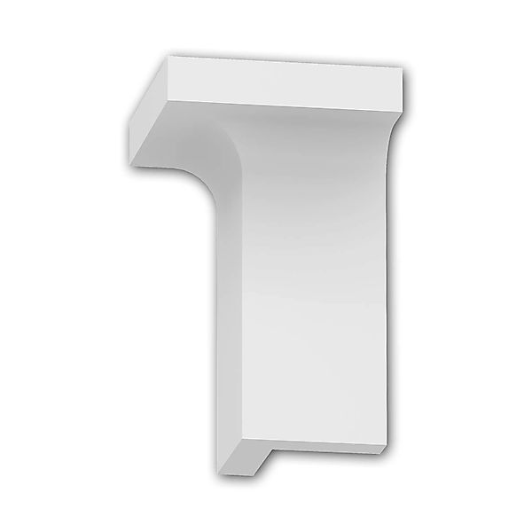 PROFHOME 152818 Außenwinkel Eckelement Zierelement 13,1 cm x 13,1 cm x 20 c günstig online kaufen