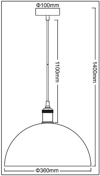 TRANGO Pendelleuchte, 1er Set 9001W Retro Pendelleuchte Industrielle Vintag günstig online kaufen