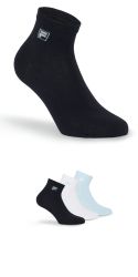 Fila Kurzsocken "UNISEX QUARTER PLAIN SOCKS" 3 Stk. tlg. mit eingestrickem günstig online kaufen