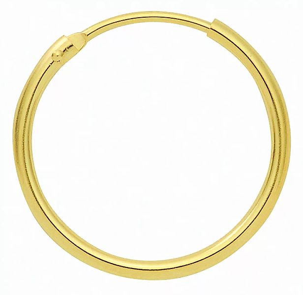Adelia´s Paar Ohrhänger "333 Gold Ohrringe Creolen Ø 9 mm", Goldschmuck für günstig online kaufen