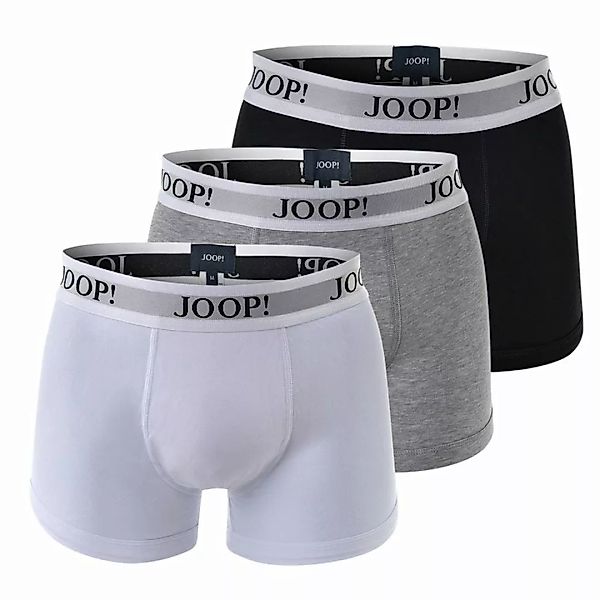 JOOP! Herren 3er Pack Boxer Shorts - Fine Cotton Stretch, Vorteilspack, Log günstig online kaufen